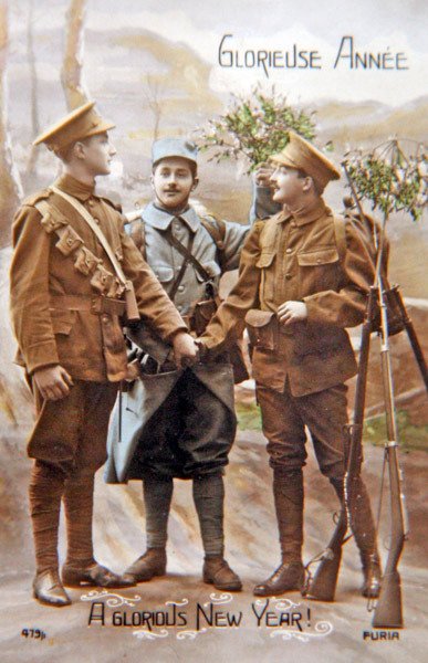 गौरवशाली वर्ष - स्टूडियो ने WWI का अंग्रेजी पोस्टकार्ड प्रस्तुत किया द्वारा फ्रेंच स्कूल
