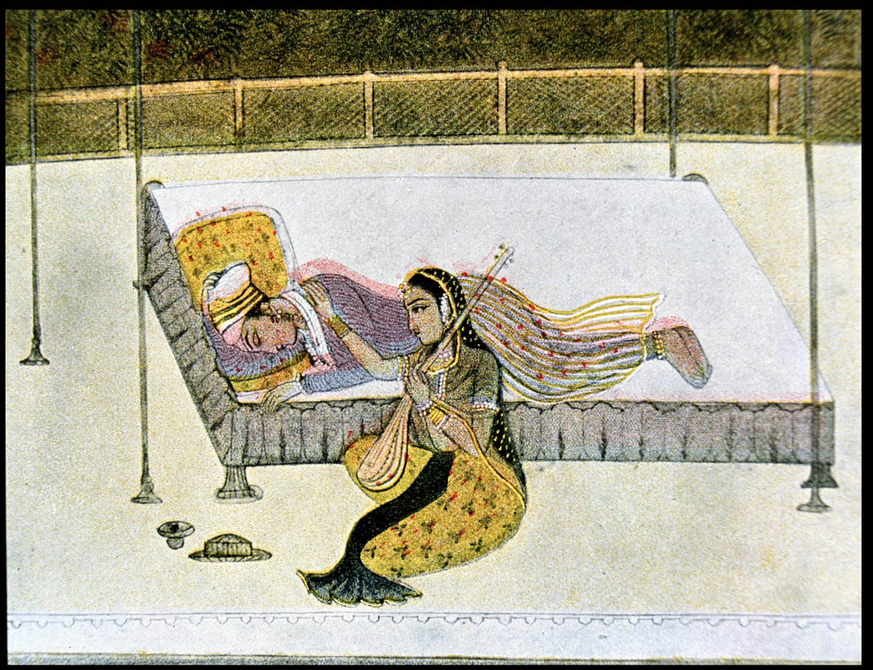 वह संगीत के बिना कुछ भी नहीं है, द अरेबियन नाइट्स के लिए दृष्टांत द्वारा फ्रेंच स्कूल