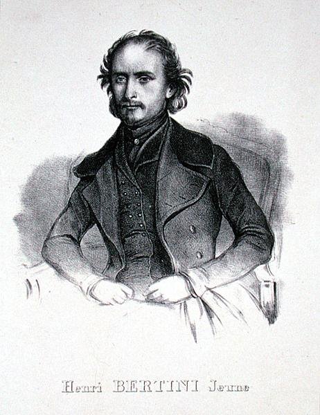 हेनरी बर्टिनी (1798-1876) (लिथो) द्वारा फ्रेंच स्कूल