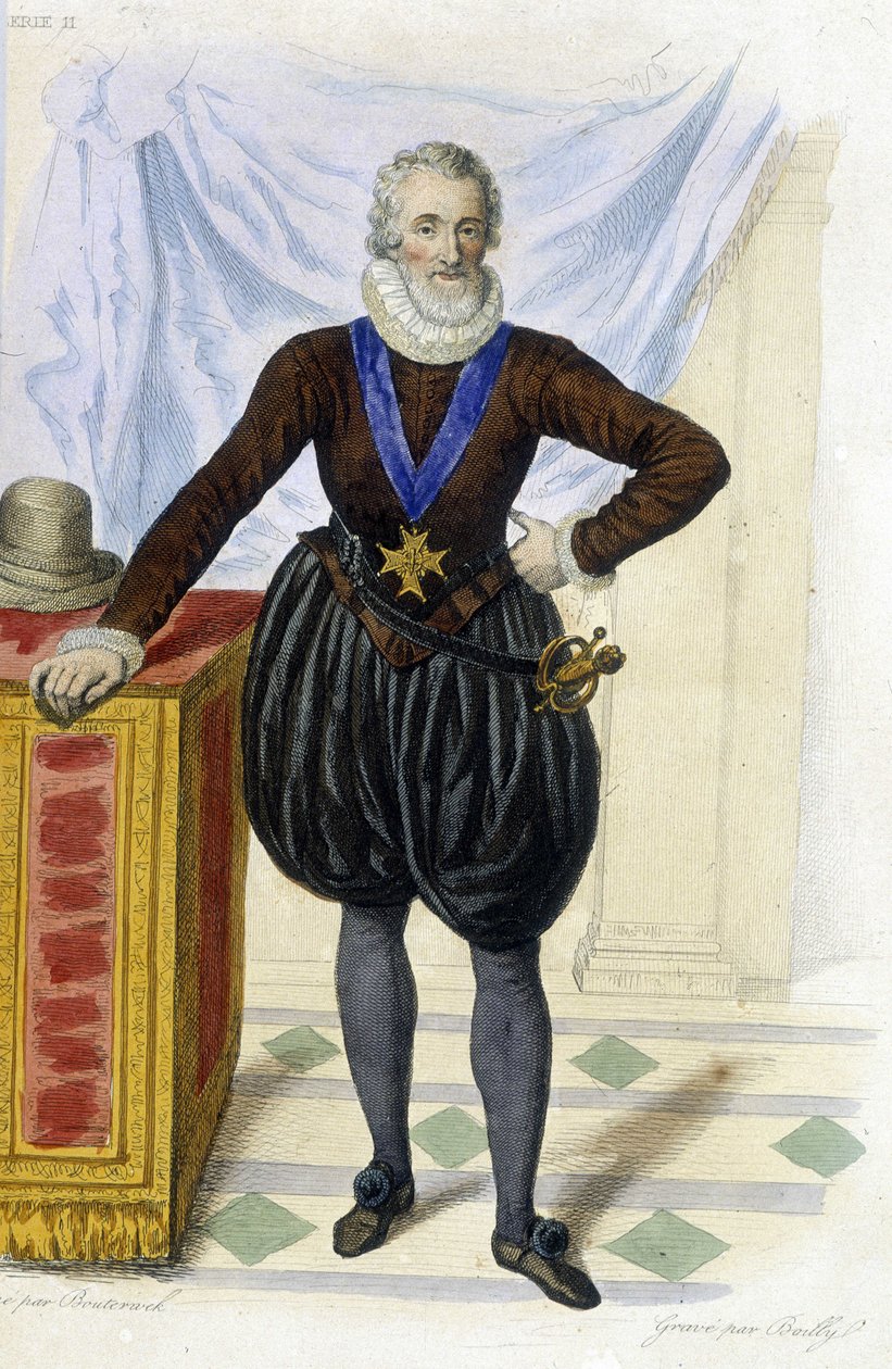 हेनरी IV (1553 - 1610) - "" द फ्रेंच प्लूटार्क" में, एड। मेनेचेटे द्वारा फ्रेंच स्कूल