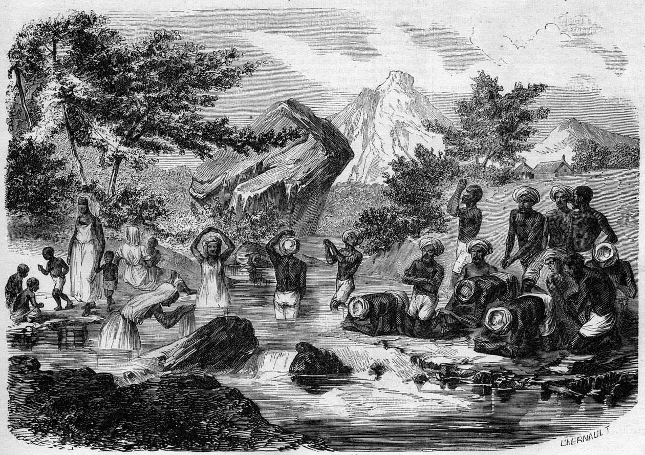 हिंदू अनुष्ठान: वुडू '। भारत द्वारा फ्रेंच स्कूल