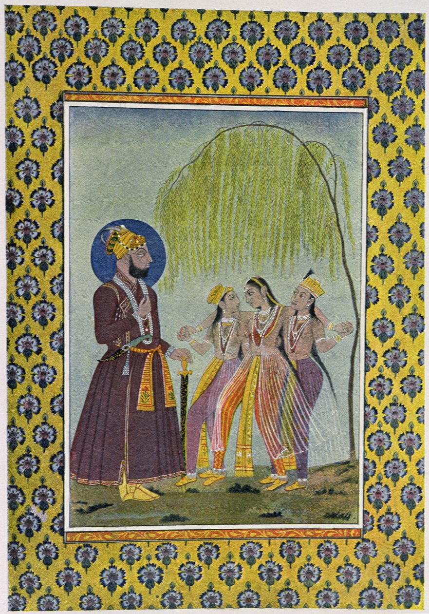 अरब नाइट्स के लिए चित्रण, 1895 (रंग उत्कीर्णन) द्वारा फ्रेंच स्कूल