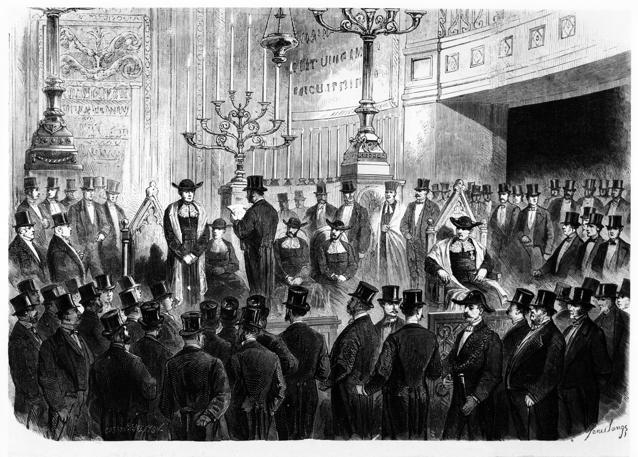 1867 में फ्रांस के प्रमुख रब्बी के रूप में लाजार्ड इसिडोर की स्थापना पेरिस में रूए नोट्रे-डेम-डे-नाज़ारेथ के आराधनालय में द्वारा फ्रेंच स्कूल