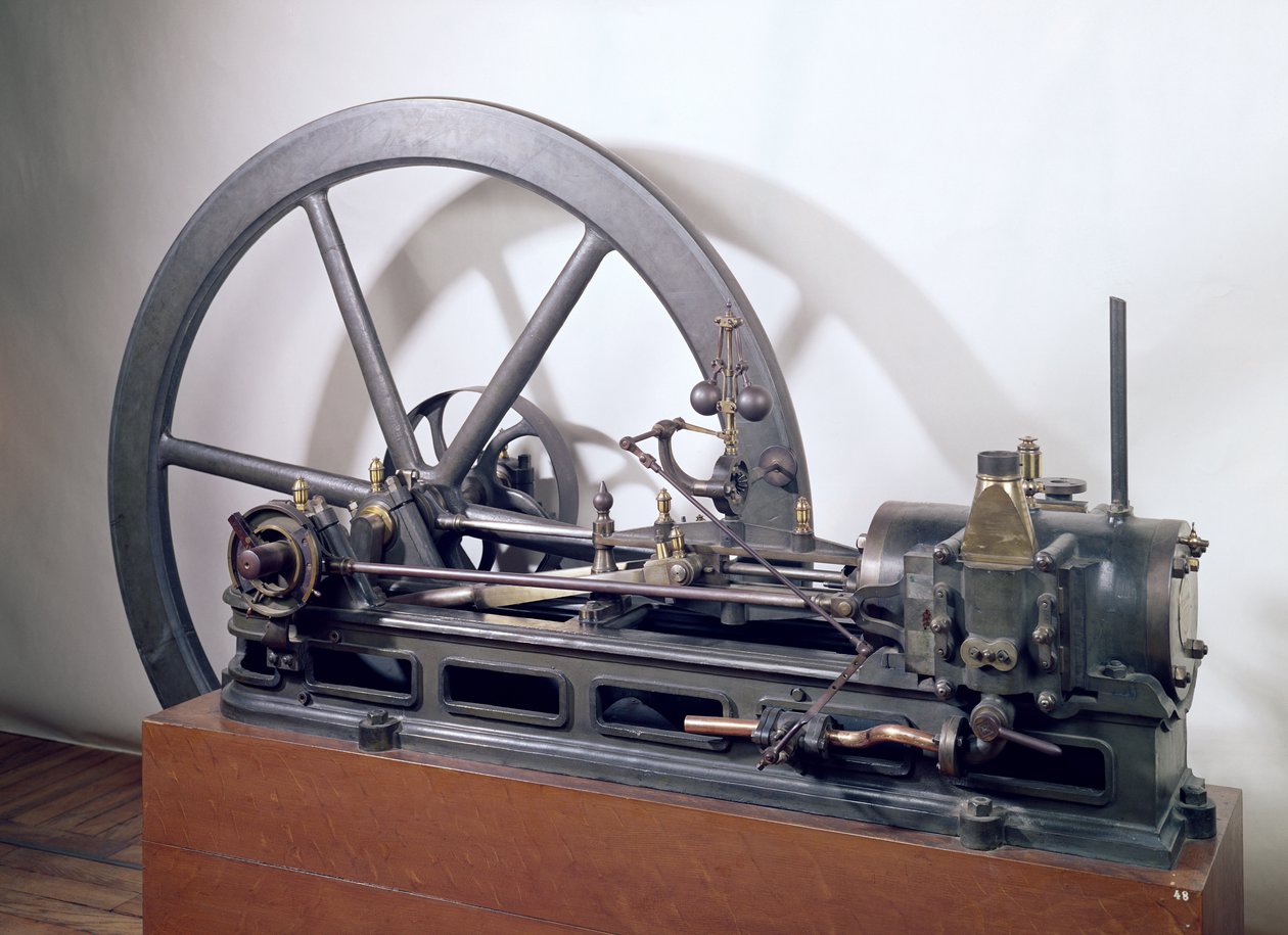 आंतरिक दहन इंजन एटीन लेनोरियर (1822-1900) 1860 (धातु) द्वारा डिज़ाइन किया गया द्वारा फ्रेंच स्कूल