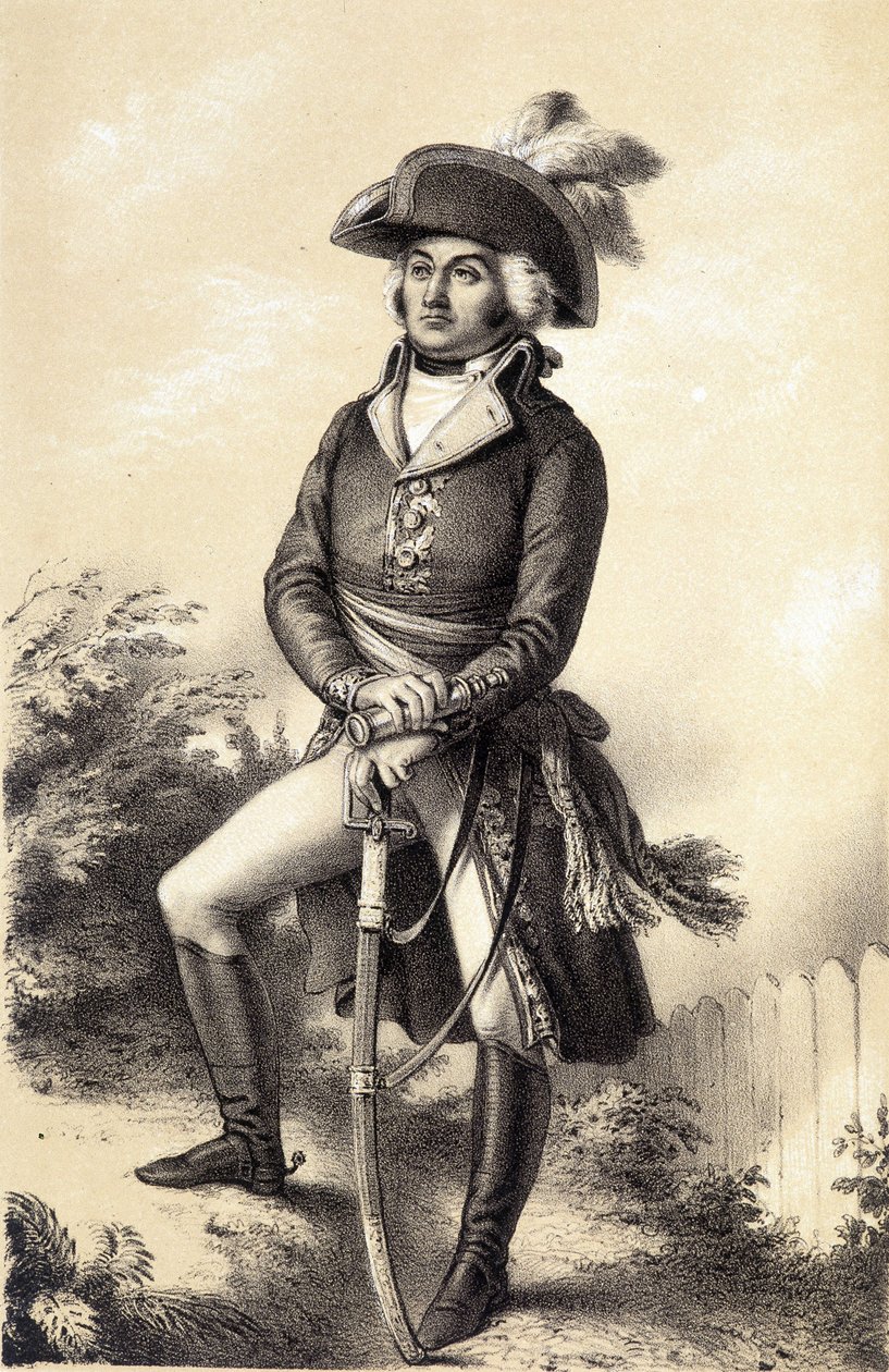 जीन बैप्टिस्ट जॉर्डन (1762 - 1833) - अल्बर्ट मौरिन द्वारा "फ्रांसीसी क्रांति की ऐतिहासिक गैलरी" में द्वारा फ्रेंच स्कूल