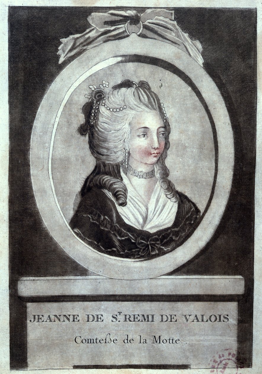 जीने डे वालोइस-सेंट-रेमी (1756-91), काउ मोटेस ऑफ़ ला मोट्टे, सी .1786 द्वारा फ्रेंच स्कूल