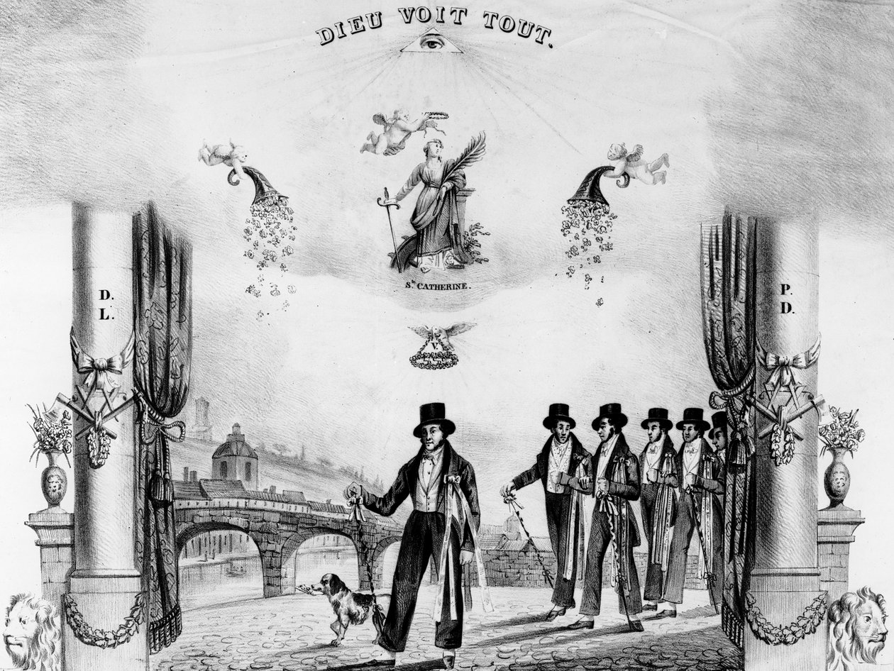 जर्नी सर्टिफिकेट, 1838 द्वारा फ्रेंच स्कूल
