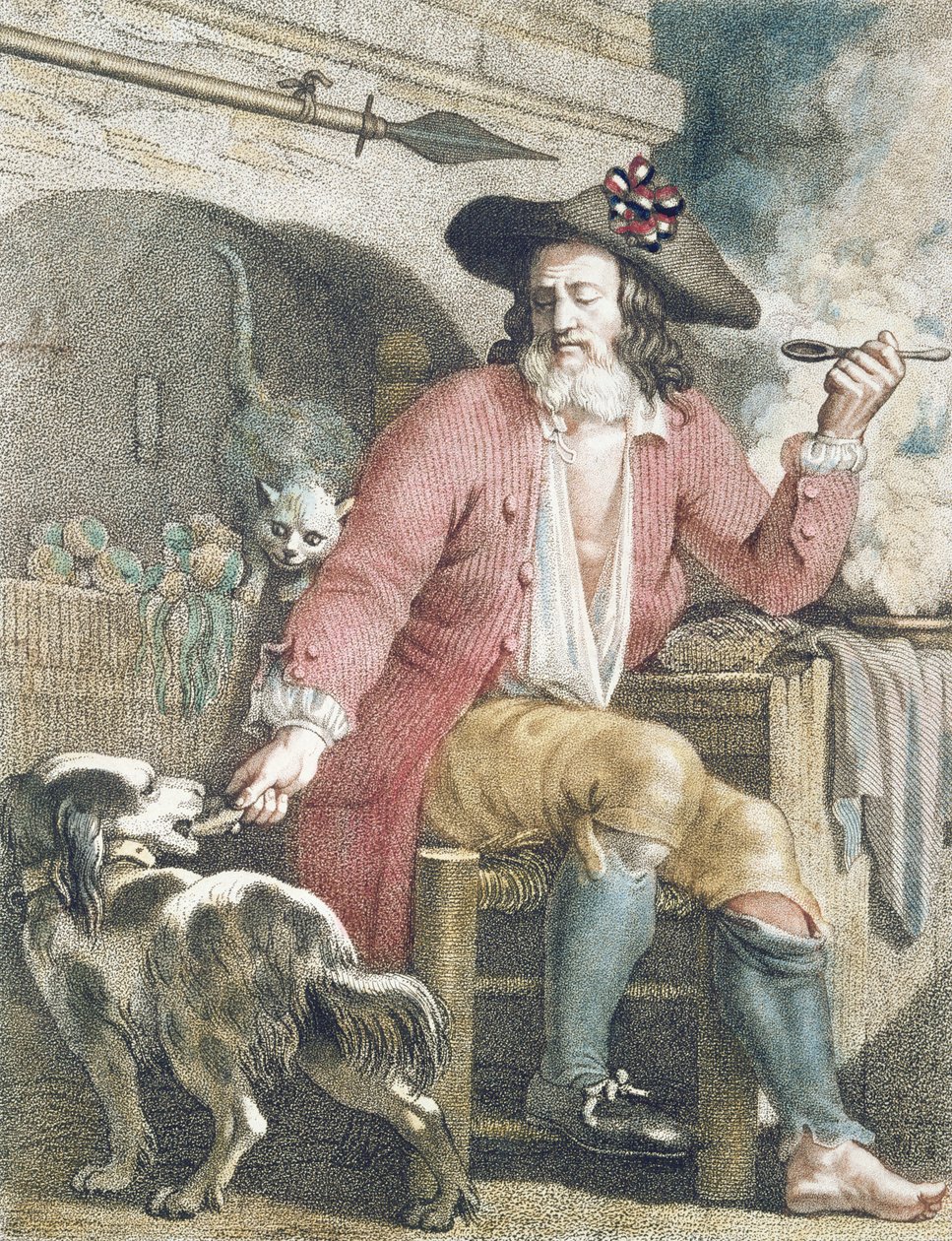 द गुड विदाउट क्यूलोट, c.1789 (बीडब्ल्यू के लिए 161092 देखें) द्वारा फ्रेंच स्कूल
