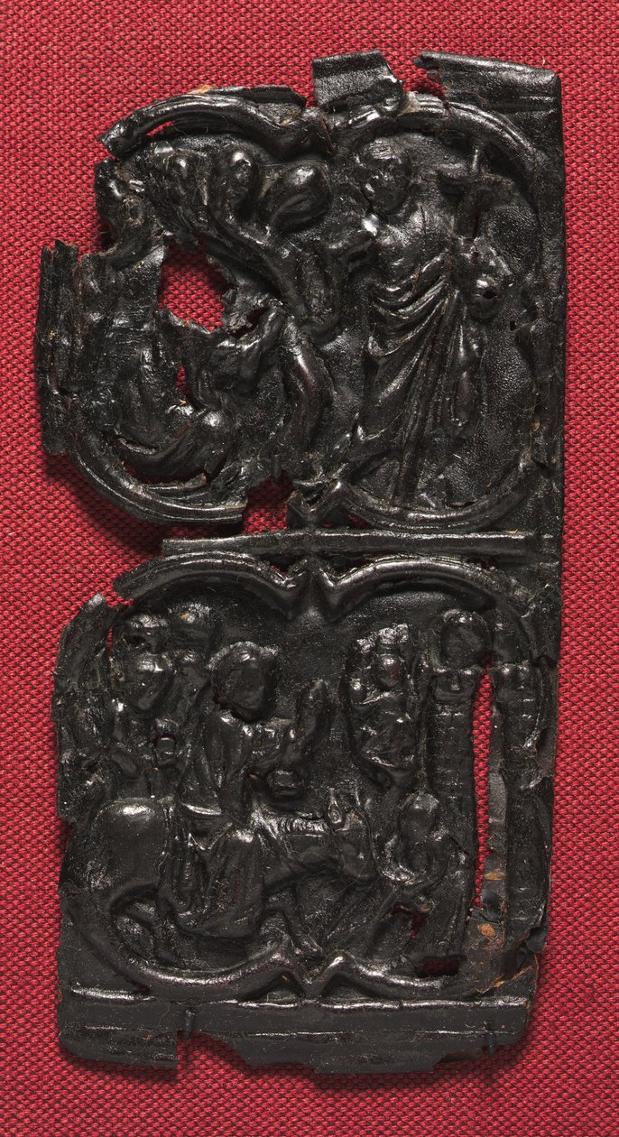 चमड़ा पैनल, c.1350-1400 द्वारा फ्रेंच स्कूल