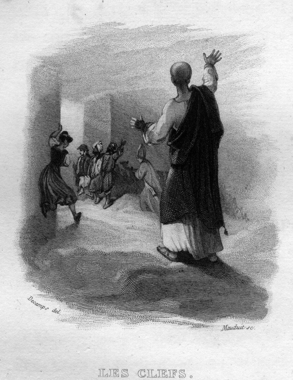 पियरे जीन डे बेरंगर (1780-1857), फ्रांसीसी कवि और गीतकार द्वारा लेस कीज़ चैनसन डी बेरंगेर "" ओयूवरस कम्प्लीट "" (1834) में। द्वारा फ्रेंच स्कूल