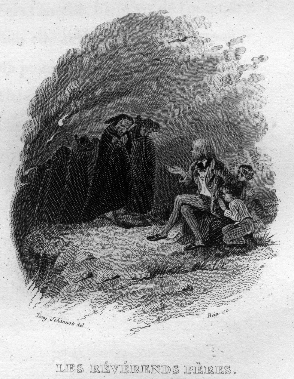 पियरे जीन डे बेरंगर (1780-1857), फ्रांसीसी कवि और गीतकार द्वारा श्रद्धेय पिता चैनसन डी बेरंगर "" ओउवर्स पूर्ण "" (1834) में। द्वारा फ्रेंच स्कूल