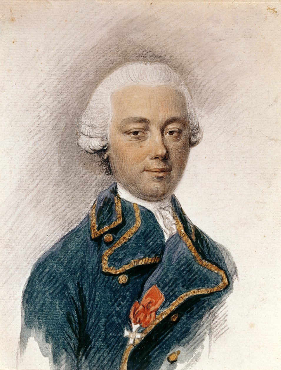 लुई एन्टोनी डी बुगेनविले (1729-1811) एक युवा व्यक्ति के रूप में, c.1755 द्वारा फ्रेंच स्कूल