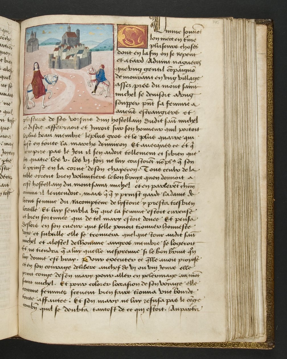 एमएस हंटर 252 145r पृष्ठ से हंड्रेड न्यूज, c.1461-62 द्वारा फ्रेंच स्कूल