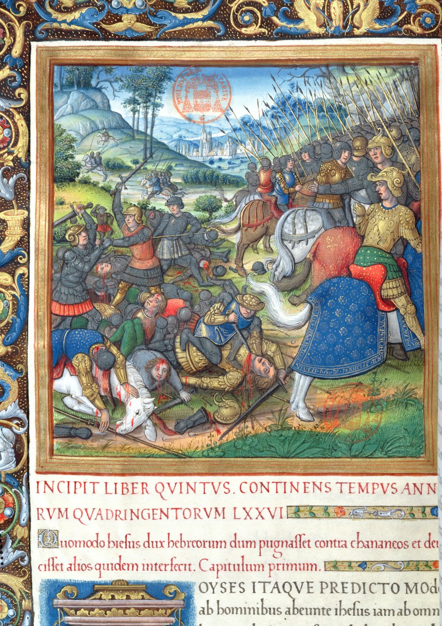 सुश्री 1581 एफ। फ़ेवियस जोसेफस - हाउ सोलोमन द्वारा बुक VIII (डेविड ऑफ़ द डेथ ऑफ़ द डेथ ऑफ़ अहाब) से यहूदियों की प्राचीनताओं का अध्याय 1 द्वारा फ्रेंच स्कूल