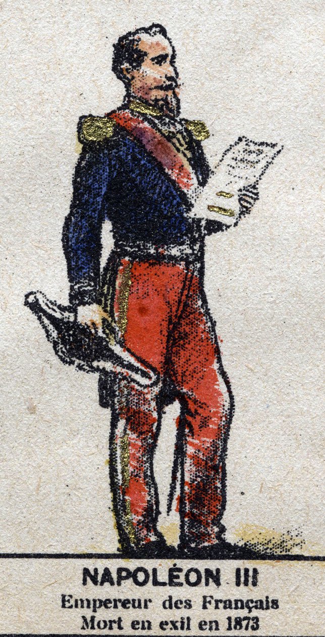 नेपोलियन III (1808-1873), फ्रांसीसी के सम्राट। "" गैलेरिएड किंग्स एंड क्वींस ऑफ फ्रांस और 1643 से 1895 तक के शानदार चरित्रों में" एपिनल छवि। द्वारा फ्रेंच स्कूल