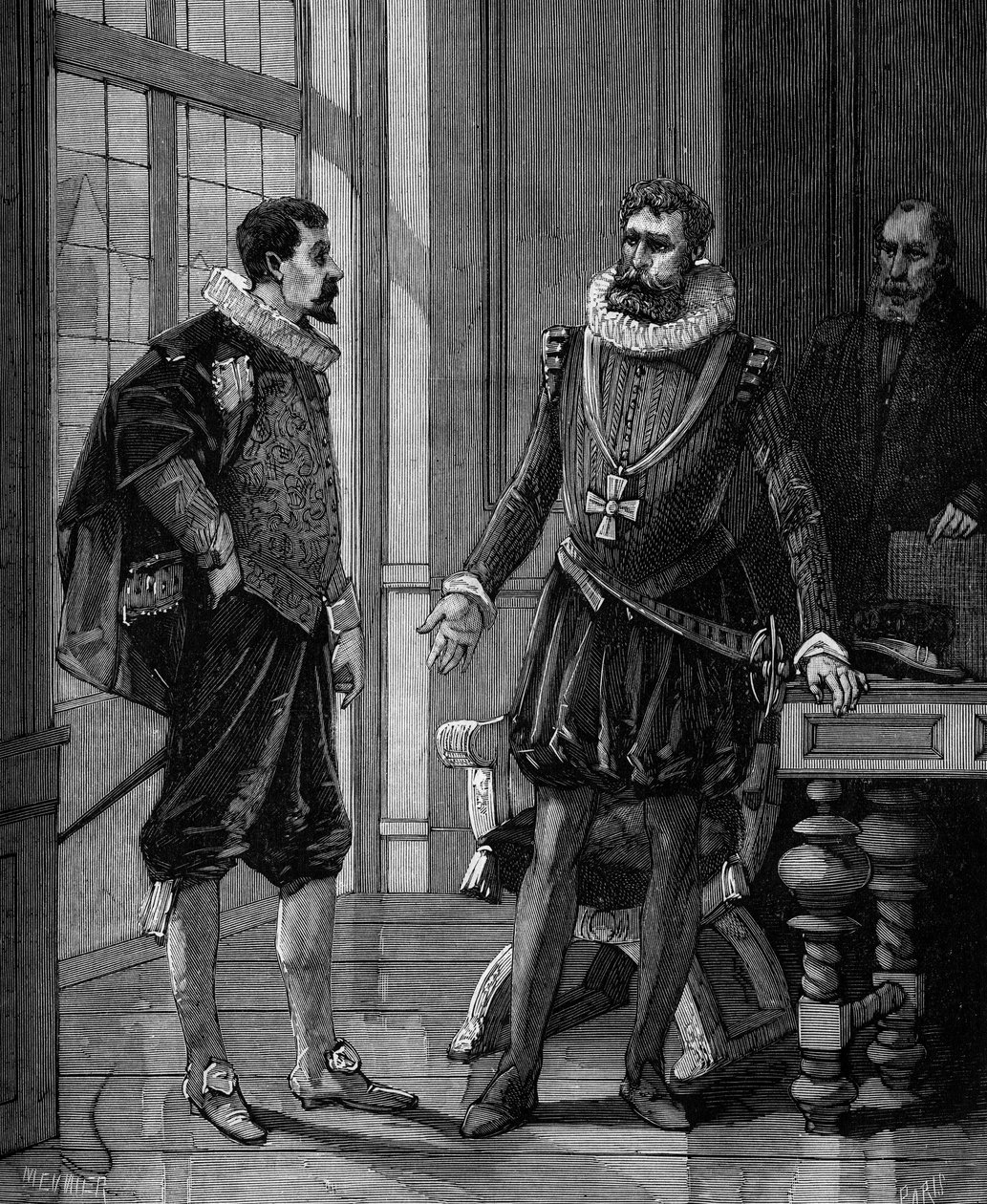 ओलिवियर डी सेरेस (1539 - 1619) फ्रांस के हेनरी चतुर्थ राजा (1553-1610) के साथ फ्रांसीसी कृषि विज्ञानी। द्वारा फ्रेंच स्कूल