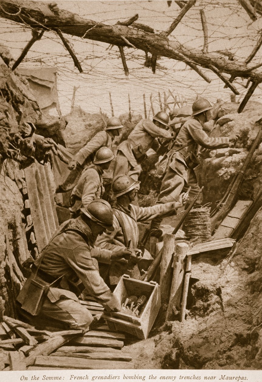 सोम्मे पर, 1914-19 द्वारा फ्रेंच स्कूल