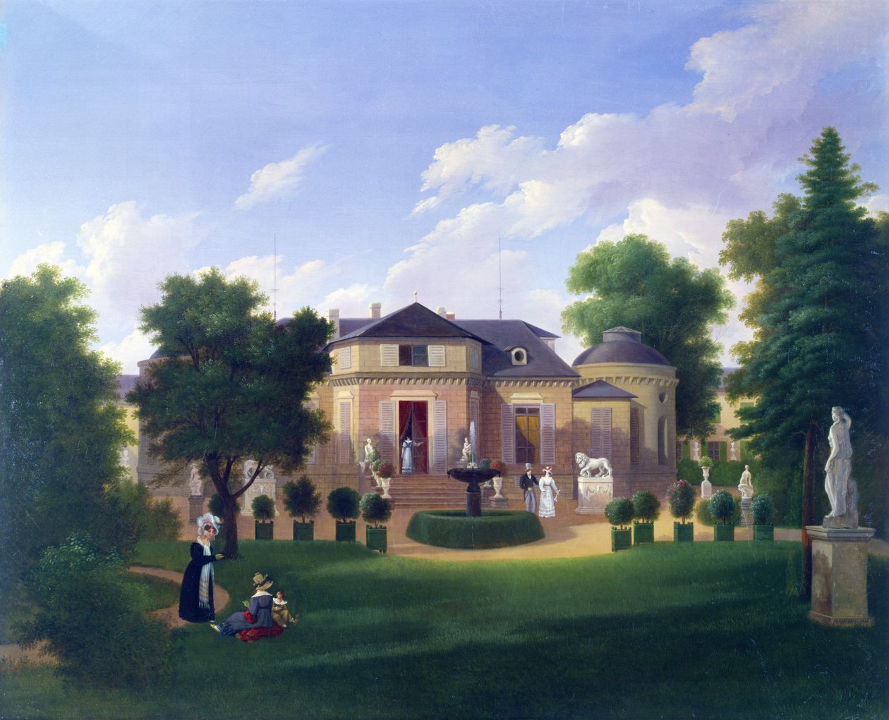 पेरिस में फोली-ब्यूजन का मंडप, c.1830 द्वारा फ्रेंच स्कूल