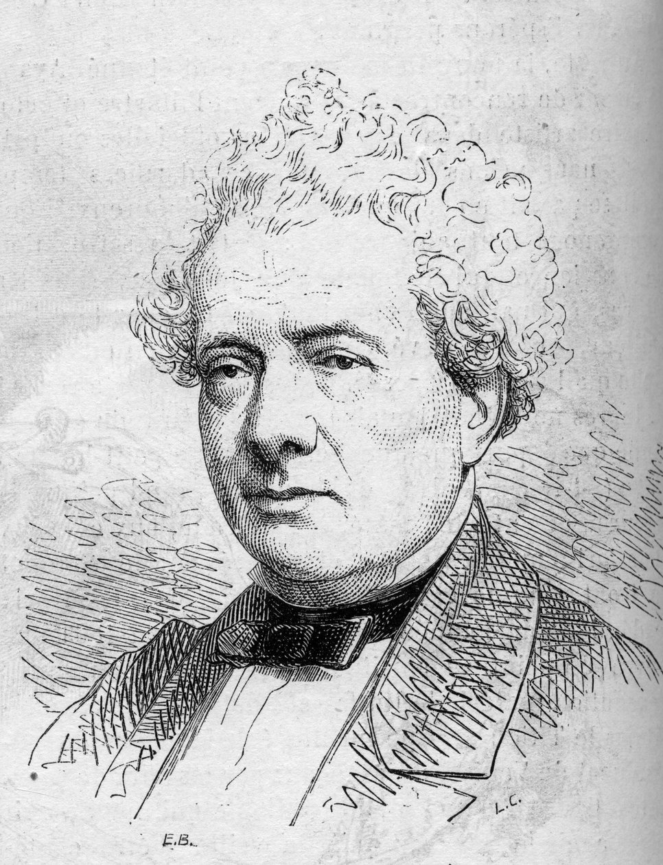 जोसेफ सैमसन (1793-1871) का पोर्ट्रेट, फ्रांसीसी अभिनेता, कॉमेडी फ्रैंचाइज़ के सदस्य। 4 अप्रैल, 1863 को "" ले मोंडे इलस्ट्रे "" एन ° 312 में उत्कीर्णन। द्वारा फ्रेंच स्कूल
