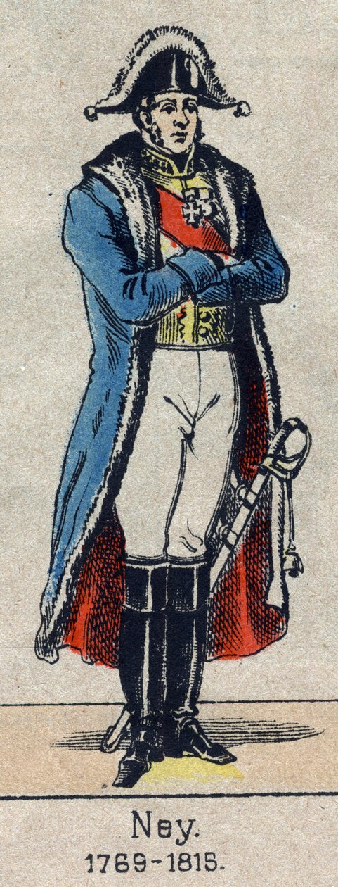 पोर्ट्रेट एन पाइड डे मिशेल ने (1769-1815) मारेचल डी'एम्पायर, 19वीं सदी के अंत से एपिनल की छवि। द्वारा फ्रेंच स्कूल