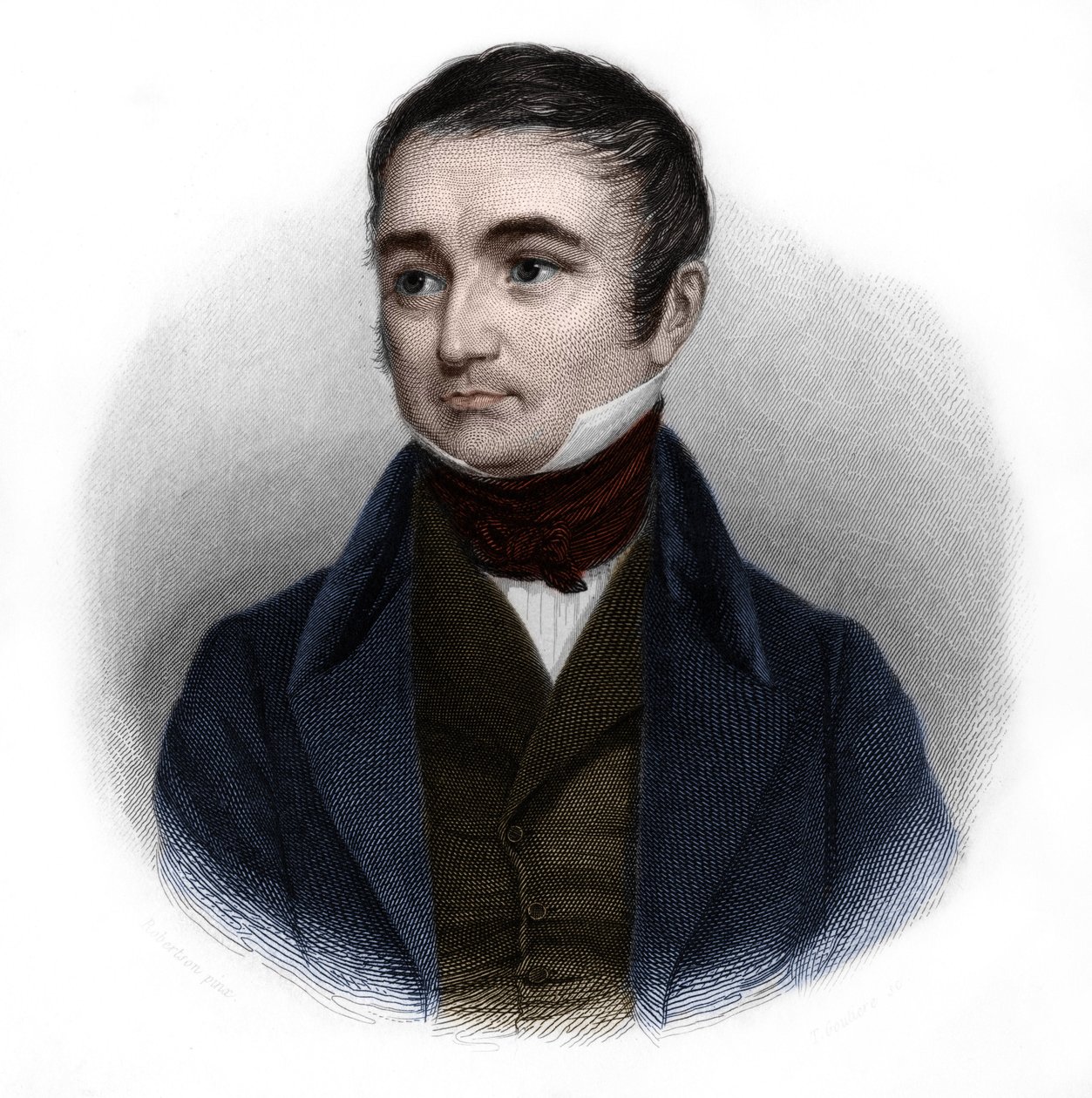 एडॉल्फ थियर्स का पोर्ट्रेट (1797-1877), फ्रांसीसी राजनीतिज्ञ और इतिहासकार। लुई डी कॉर्मेनिन टिमोन द्वारा "" बुक ऑफ स्पीकर्स "में। 1842. निजी संग्रह। द्वारा फ्रेंच स्कूल