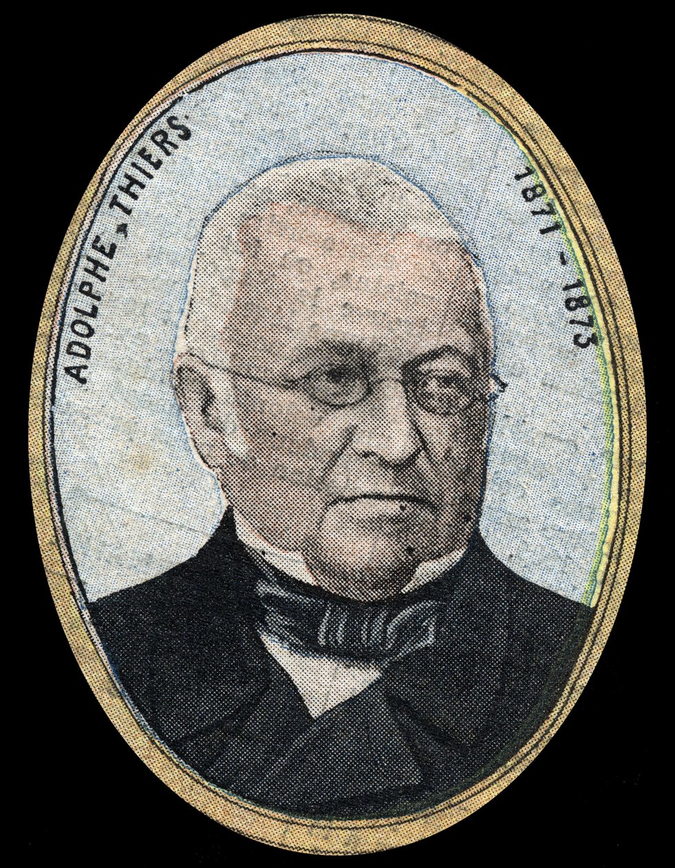 एडोल्फ थियर्स का पोर्ट्रेट (1797-1877), फ्रांसीसी गणराज्य के राष्ट्रपति। द्वारा फ्रेंच स्कूल