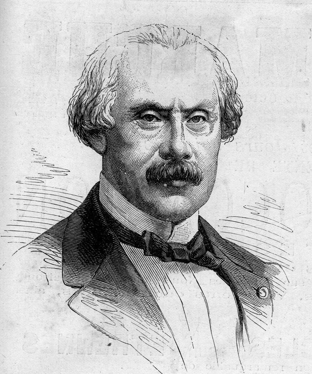 एडोल्फ डी'एनेरी (डेनेरी) का पोर्ट्रेट (1811-1899), फ्रांसीसी नाटककार। 4 दिसंबर 1880 के "" ले मोंडे इलस्ट्र्रे"" एन ° 1236 में उत्कीर्णन। द्वारा फ्रेंच स्कूल