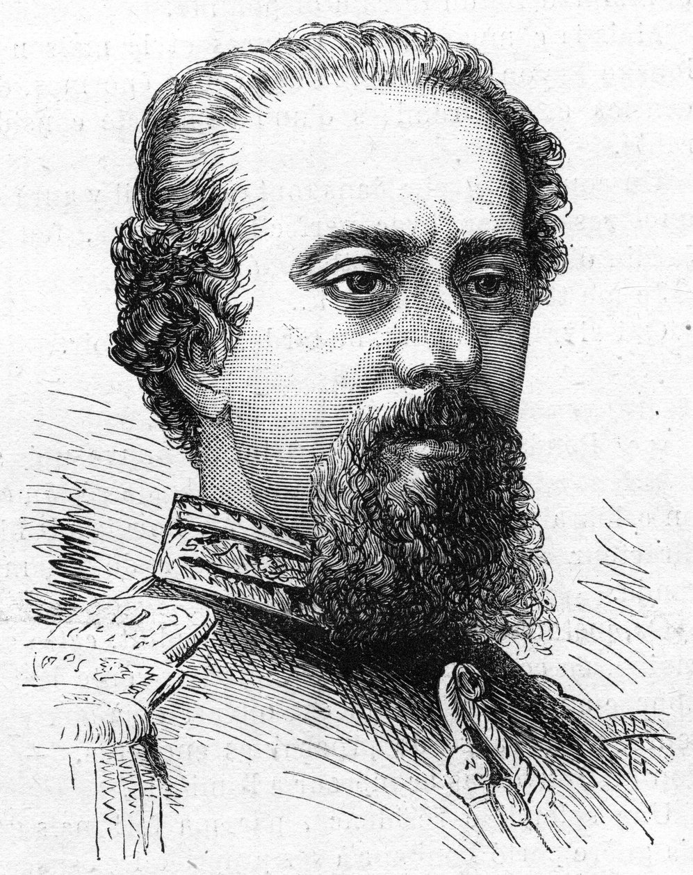 अलेजो जूलियो अर्जेंटीना रोका पाज़ (1843-1914), अर्जेंटीना के राष्ट्रपति का पोर्ट्रेट। 24 अक्टूबर के "" ले मोंडे इलस्ट्र्रे "" एन ° 1230 में उत्कीर्णन द्वारा फ्रेंच स्कूल