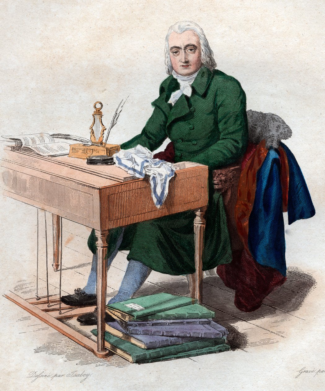 आंद्रे अर्नेस्ट मोडस्टे ग्रेट्री का पोर्ट्रेट (1741-1813), फ्रांसीसी संगीतकार। द्वारा फ्रेंच स्कूल