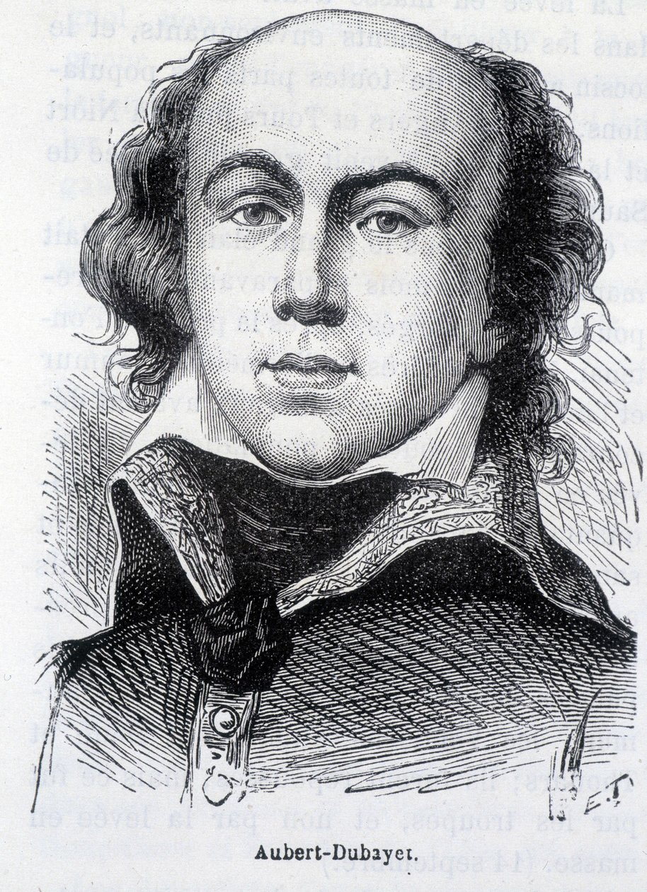 एनीबाल औबर्ट दुबेत (1759-1797) का पोर्ट्रेट, फ्रांसीसी क्रांति के सैन्य और राजनीतिज्ञ - हेनरी मार्टिन द्वारा "" ल'हिस्टोइरे डी फ्रांस" में द्वारा फ्रेंच स्कूल