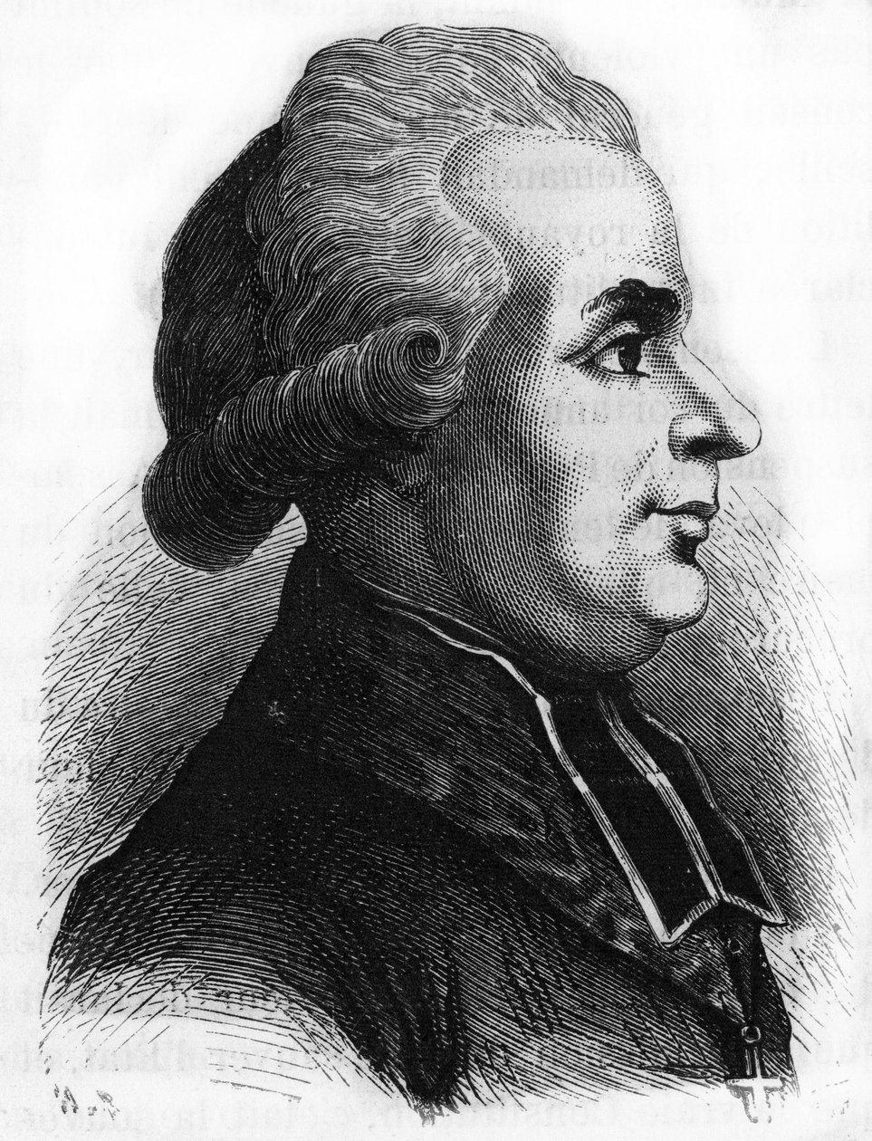 एंटोनी-एड्रियन का पोर्ट्रेट (एंटोनी एड्रियन) लैमौरेक्स (1742-1794) फ्रांसीसी क्रांति के फ्रांसीसी लाजरवादी धार्मिक राजनेता। द्वारा फ्रेंच स्कूल