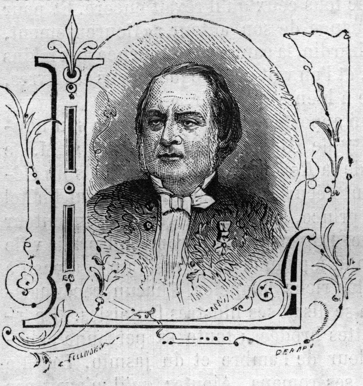 एंटोनिन लुई क्लैपिसन (1808-1866), फ्रांसीसी संगीतकार का पोर्ट्रेट। द्वारा फ्रेंच स्कूल