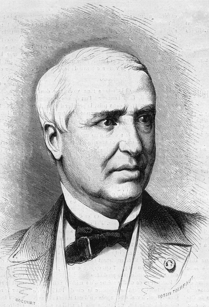 अगस्टे नेलाटन का पोर्ट्रेट (1807-1873), फ्रेंच चिरुगियन। 27 सितंबर 1873 के "" ले मोंडे इलस्ट्र्रे "" एन ° 859 में उत्कीर्णन। द्वारा फ्रेंच स्कूल