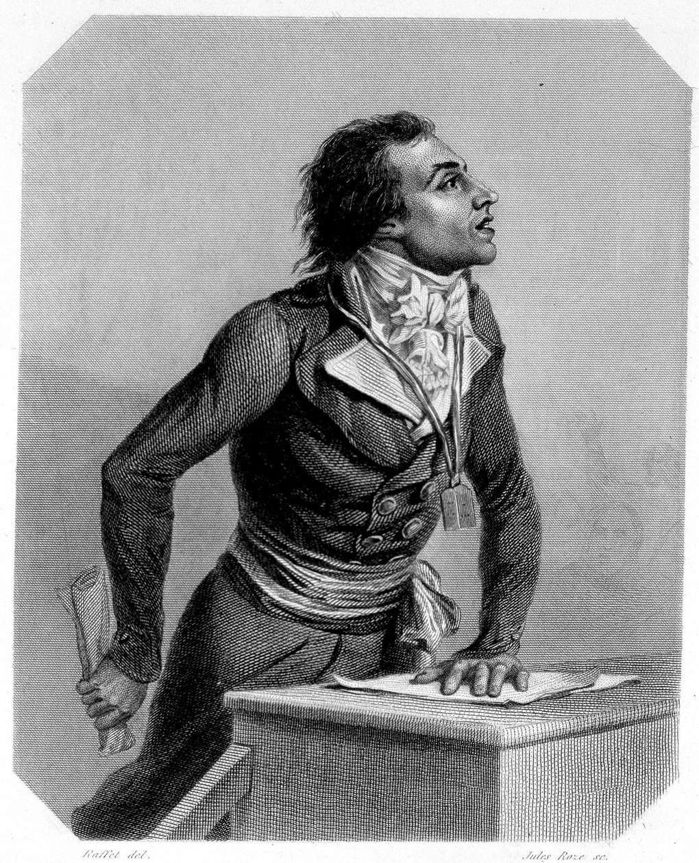 बर्ट्रेंड बरेरे डी वियुज़ैक (1755-1841) का पोर्ट्रेट, फ्रांसीसी राजनीतिज्ञ। लैमार्टिन द्वारा "गिरोंडिन्स का इतिहास" में द्वारा फ्रेंच स्कूल