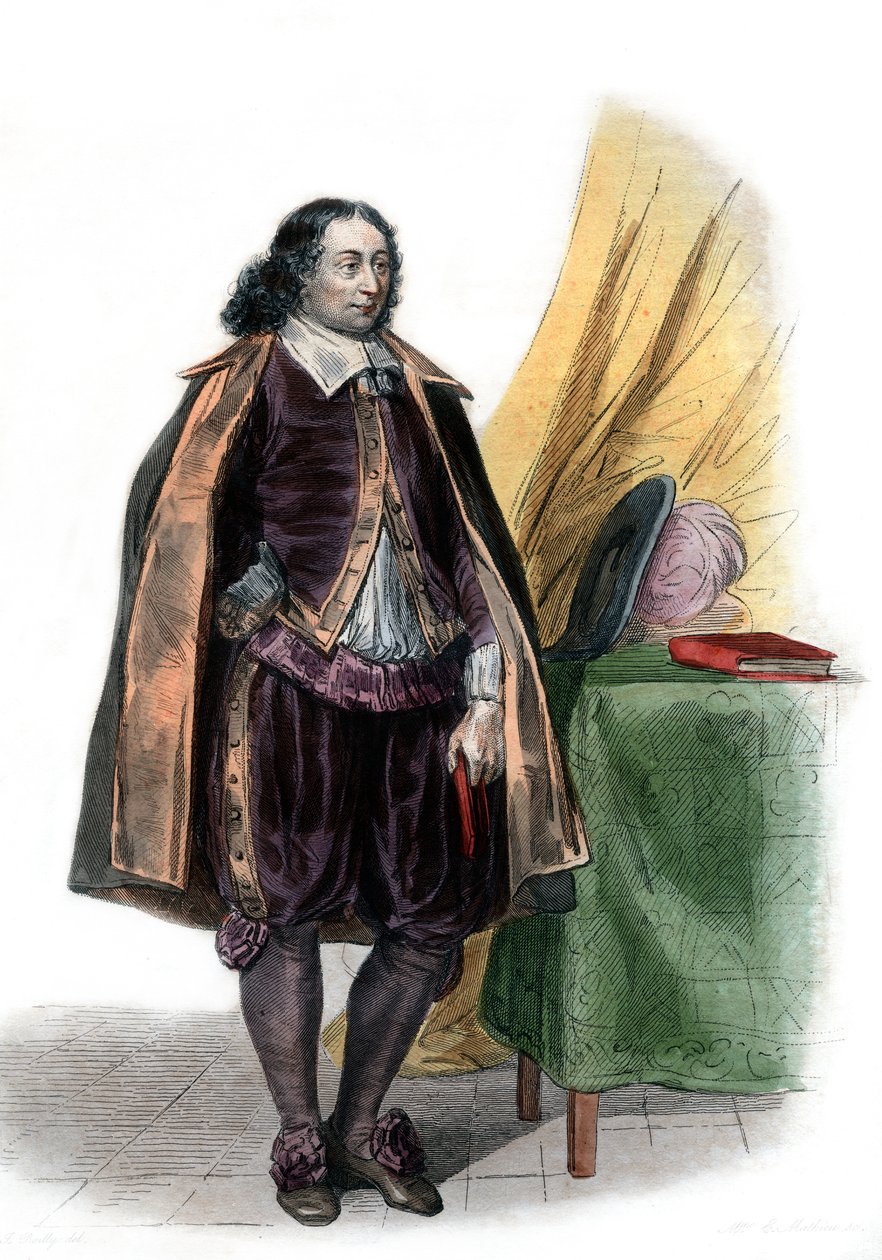 पोर्ट ऑफ ब्लाइज़ पास्कल (1623-1662), फ्रांसीसी गणितज्ञ और लेखक द्वारा फ्रेंच स्कूल