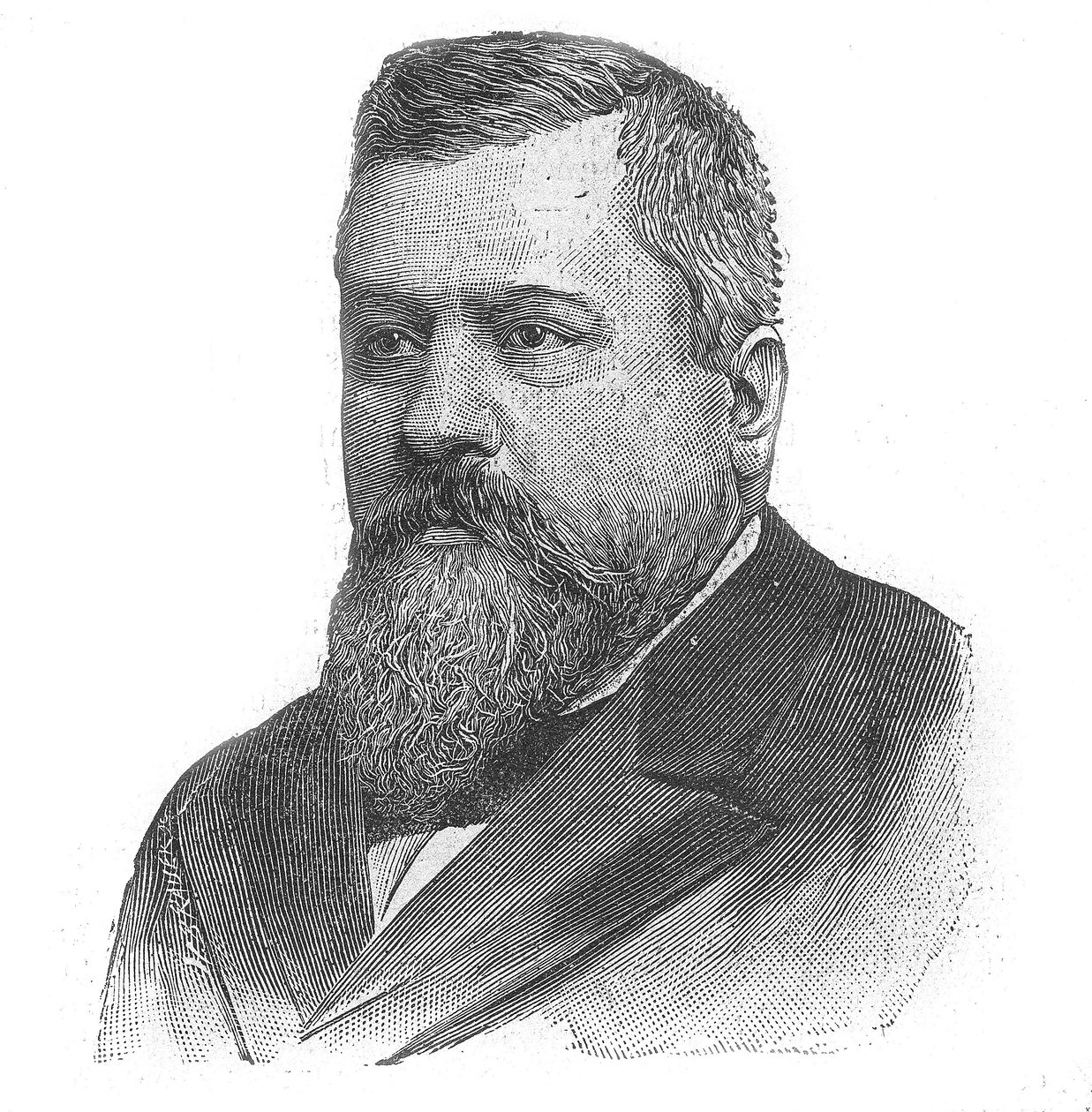 "ले पेटिट पेरिसियन" में चार्ल्स डुप्यू (1851-1923), फ्रांसीसी राजनीतिज्ञ का पोर्ट्रेट द्वारा फ्रेंच स्कूल