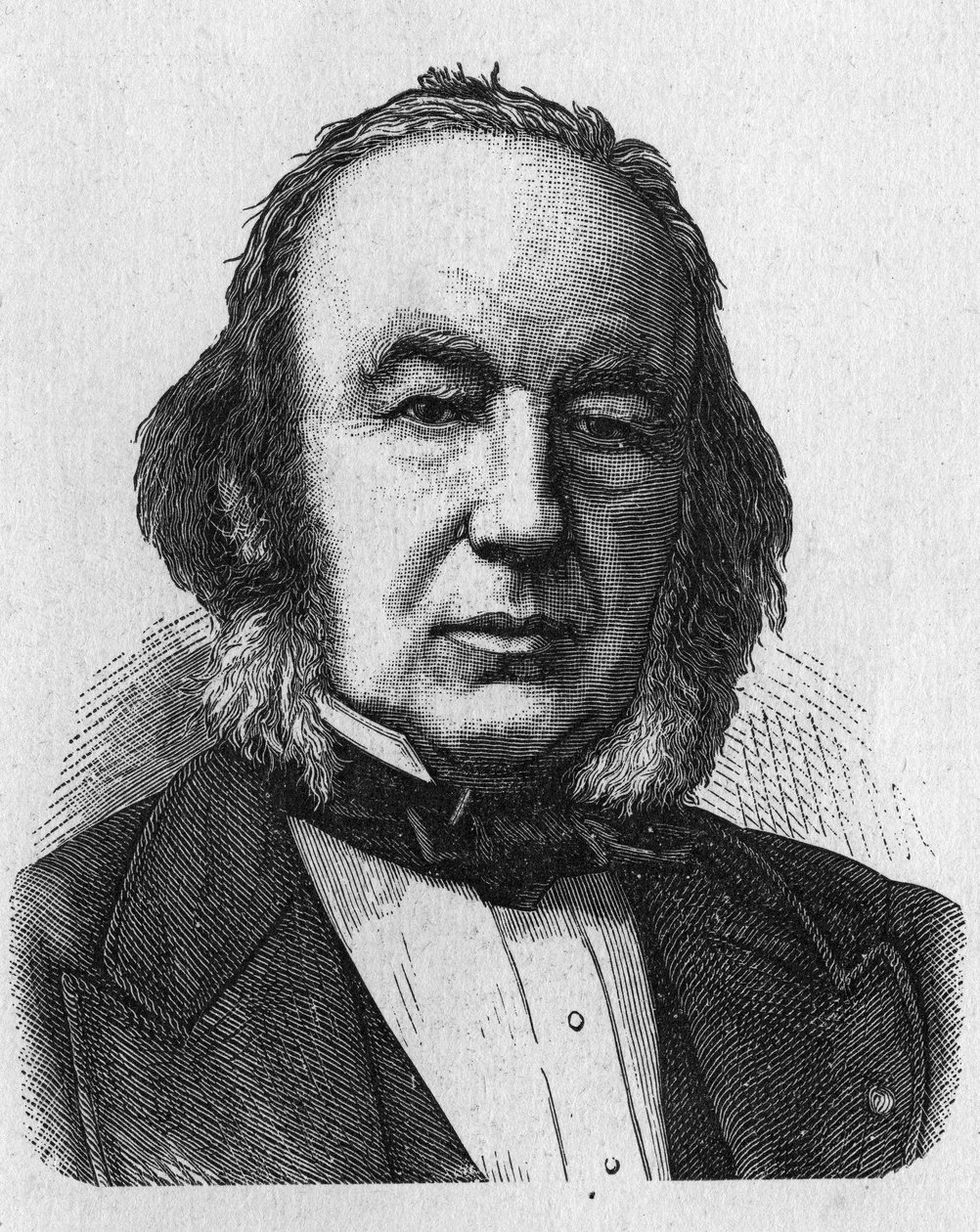 क्लाउड बर्नार्ड का पोर्ट्रेट (1813 - 1878), फ्रांसीसी शरीर विज्ञानी - "एल्बम डे ला साइंस" में; प्रसिद्ध वैज्ञानिक; महान खोजें ”” 1896। द्वारा फ्रेंच स्कूल