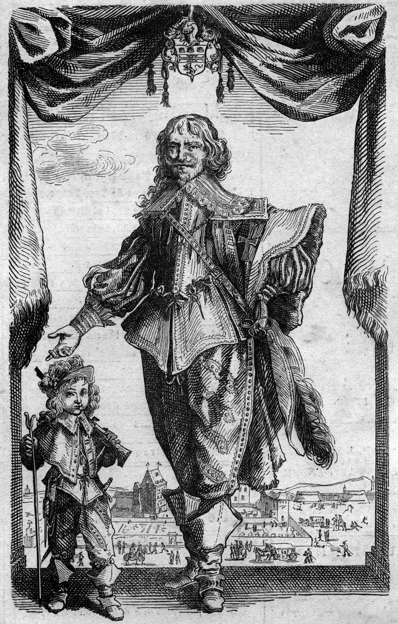 क्लाउड डेरुएट का पोर्ट्रेट (1588-1660), फ्रांसीसी चित्रकार। जॉर्जेस डुप्लेसिस द्वारा "हिस्टोइरे डे ला एनग्रेविंग" से उत्कीर्णन द्वारा फ्रेंच स्कूल