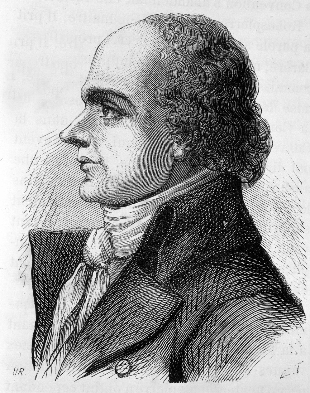 काउंट ऑफ़ काउंट जीन डेनिस डी लांजुइनिस (1753 - 1827), फ्रांसीसी राजनीतिज्ञ - हेनरी मार्टिन द्वारा "द हिस्ट्री ऑफ फ्रांस" में द्वारा फ्रेंच स्कूल