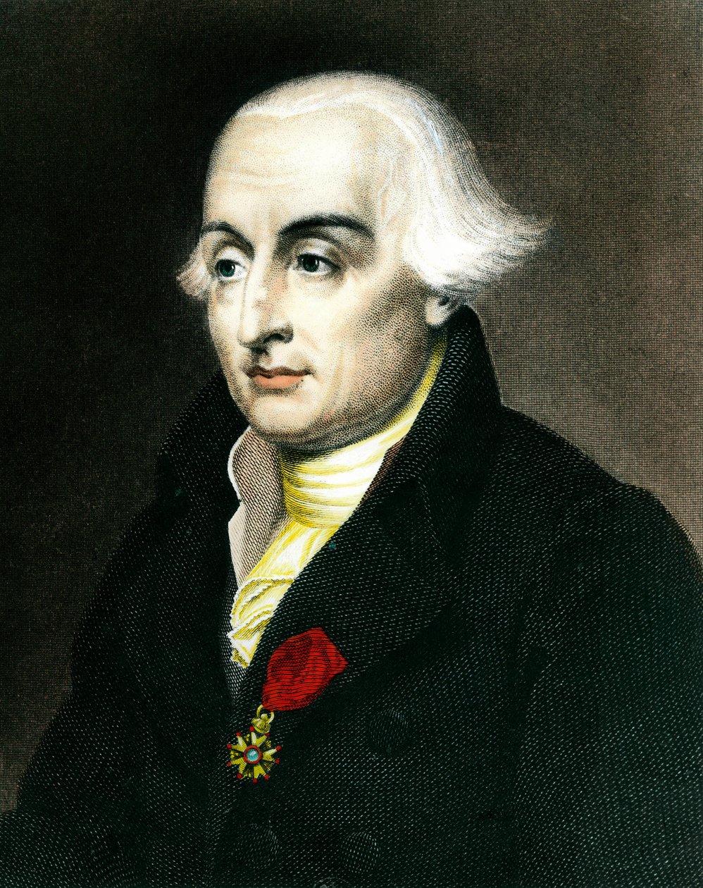 काउंट ऑफ़ काउंट जोसेफ लुइस डी लैग्रेंज (1736-1813) फ्रांसीसी गणितज्ञ। 19वीं सदी के संग्रह पार्टिकुलियर की नक्काशी द्वारा फ्रेंच स्कूल