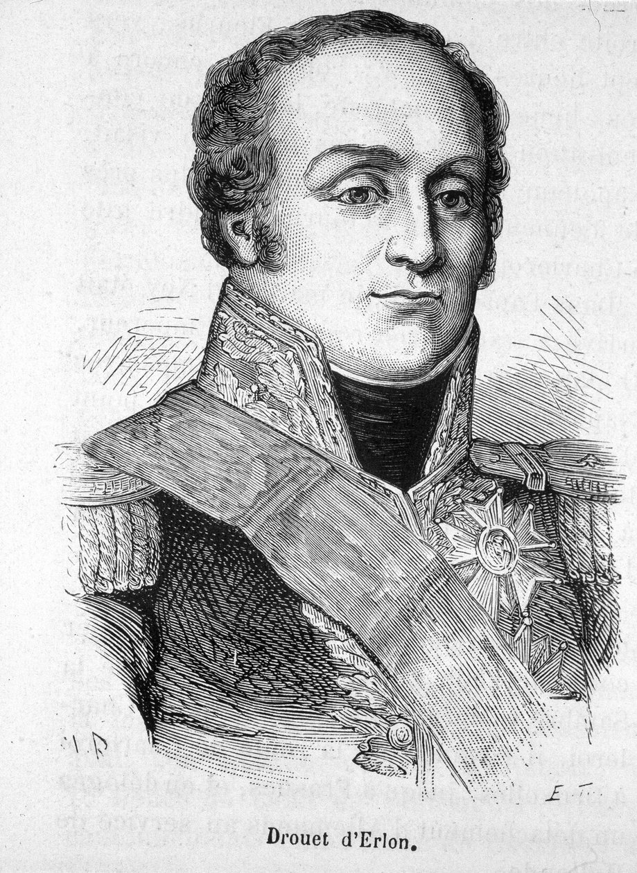 ड्रौएट डी'एरलॉन का पोर्ट्रेट, फ्रांस का मार्शल (1765-1844) - हेनरी मार्टिन द्वारा "" फ्रांस का इतिहास "" में द्वारा फ्रेंच स्कूल