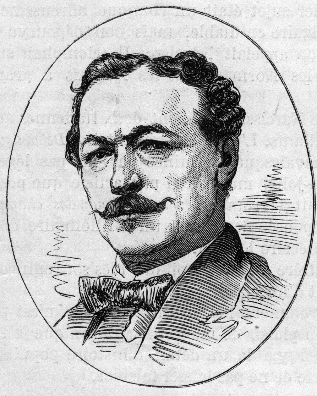 एडोर्ड लुई दुबुफे का पोर्ट्रेट (1820-1883), फ्रांसीसी चित्रकार। 2 मई 1874 को "" ले मोंडे इलस्ट्र्रे "" n ° 890 में उत्कीर्णन। द्वारा फ्रेंच स्कूल