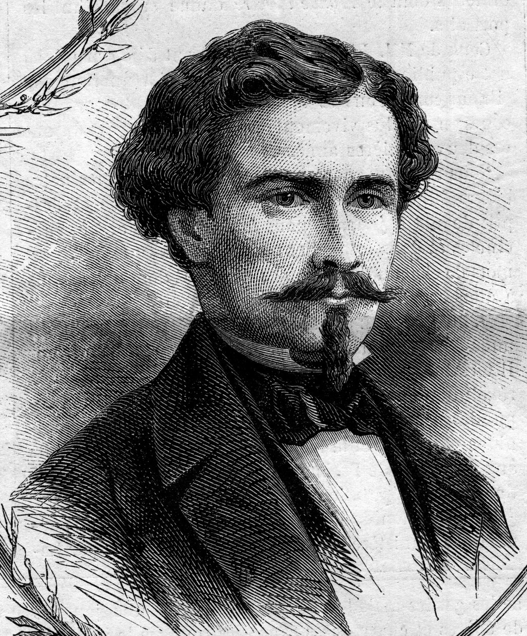 एमिल केलर का पोर्ट्रेट (1828-1909), फ्रांसीसी राजनीतिज्ञ। 19 अप्रैल 1862 के "" ले मोंडे इलस्ट्र्रे"" n°262 में उत्कीर्णन। द्वारा फ्रेंच स्कूल