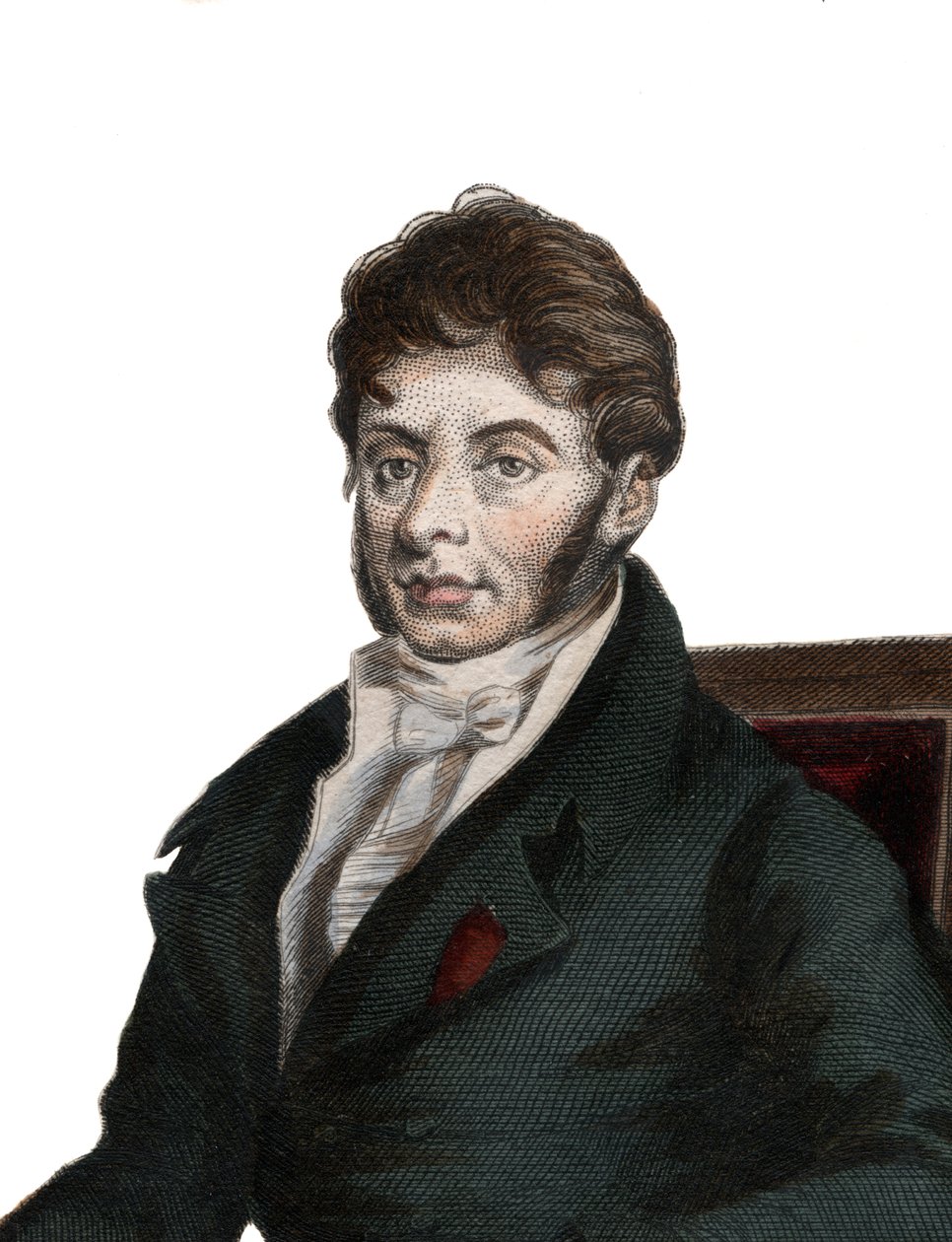 एटिने निकोलस मेहुल (1763-1817) का चित्रण, फ्रांसीसी संगीतकार। द्वारा फ्रेंच स्कूल