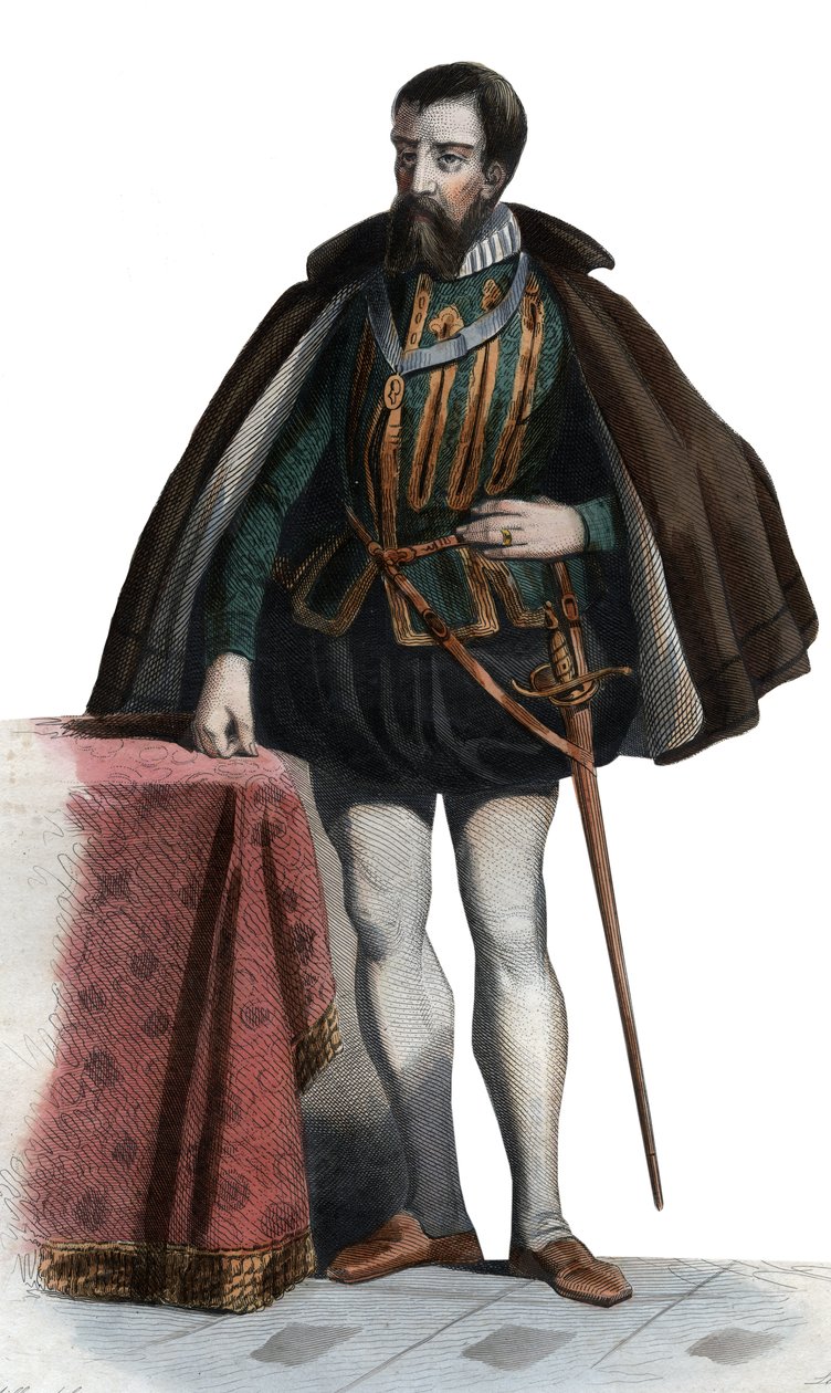 फ्रेंकोइस आई डे लोरेन (1519-1563), ड्यूक ऑफ गुइसे, ड्यूक ऑफ ऑमले, फ्रांसीसी सैनिक और राजनेता। द्वारा फ्रेंच स्कूल