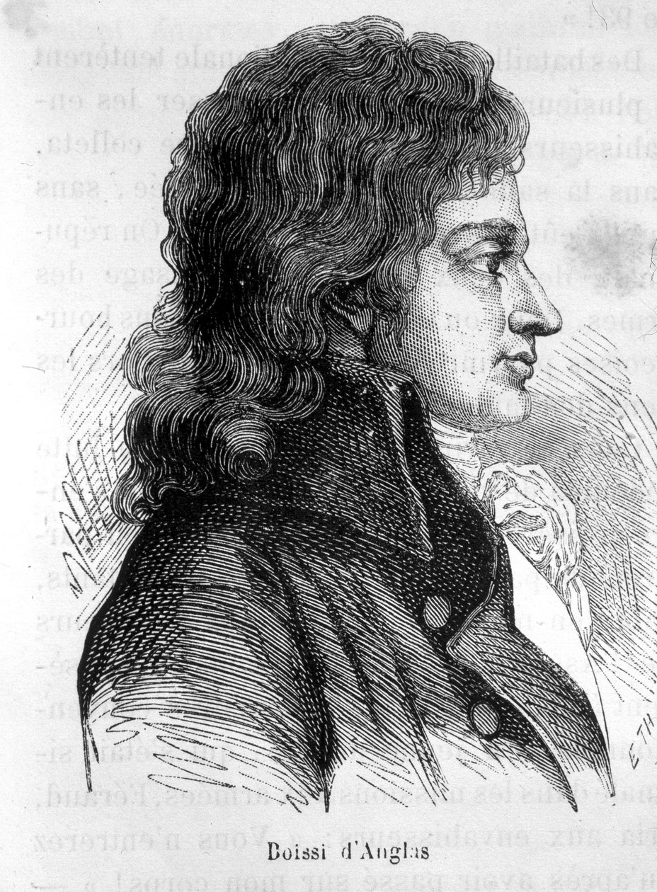 फ्रांकोइस एंटोनी का पोर्ट्रेट, काउंट ऑफ़ बोइसी डी'एंगलस (1756 - 1826), फ्रांसीसी राजनीतिज्ञ - हेनरी मार्टिन द्वारा "द हिस्ट्री ऑफ फ्रांस" में द्वारा फ्रेंच स्कूल