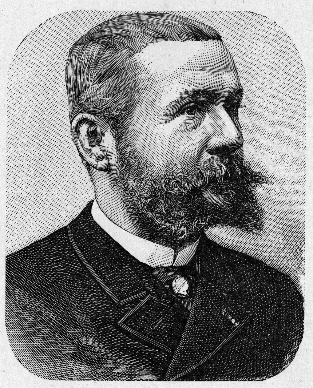 गैस्टन टिसैंडियर का पोर्ट्रेट (1843 - 1899), फ्रेंच एरोनॉट - "" एल्बम डे ला साइंस में; प्रसिद्ध विद्वान; महान निराशाएँ ”” १८९६। द्वारा फ्रेंच स्कूल