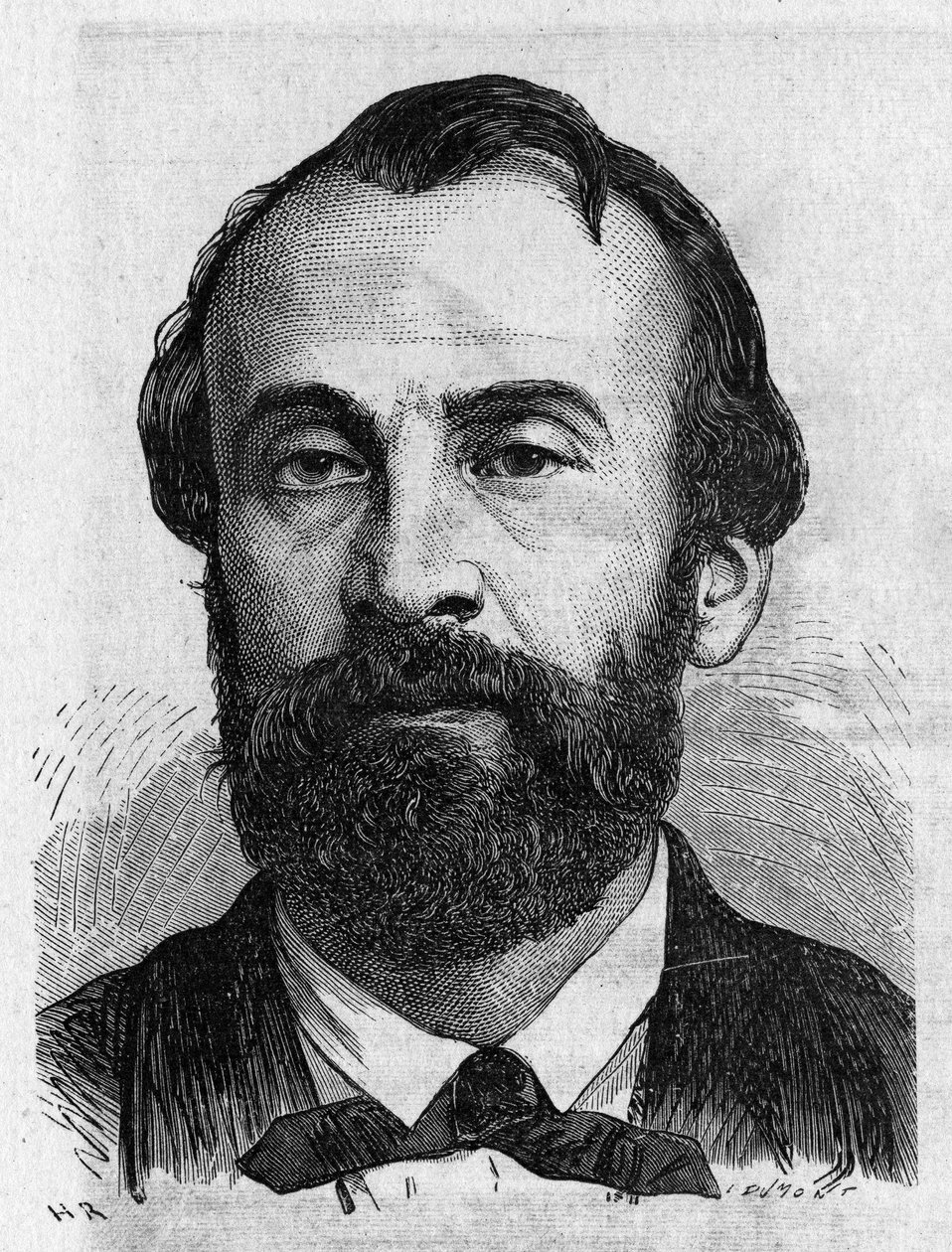 हेनरी गिफर्ड का पोर्ट्रेट (1825 - 1882), फ्रांसीसी इंजीनियर - "" एल्बम ऑफ साइंस में; प्रसिद्ध वैज्ञानिक; महान खोजें ”” ”1896। द्वारा फ्रेंच स्कूल