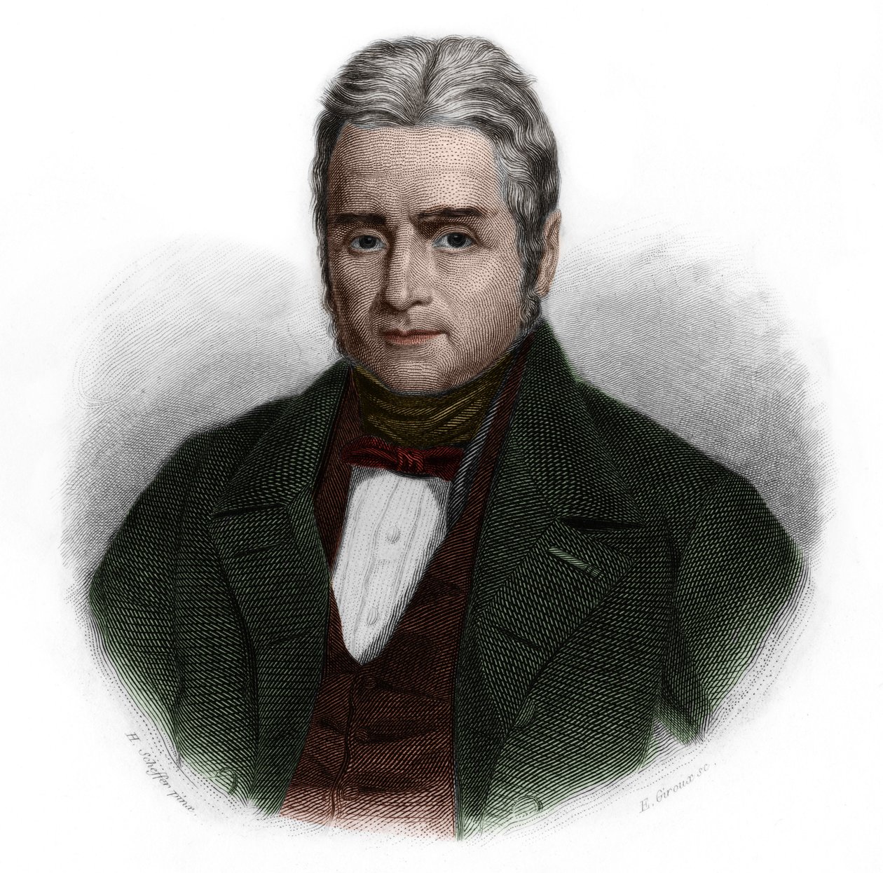 जैक्स लाफिट का पोर्ट्रेट (1767-1844), फ्रांसीसी राजनीतिज्ञ और बैंकर। लुई डी कॉर्मेनिन टिमोन द्वारा "" बुक ऑफ स्पीकर्स "में। 1842. निजी संग्रह। द्वारा फ्रेंच स्कूल