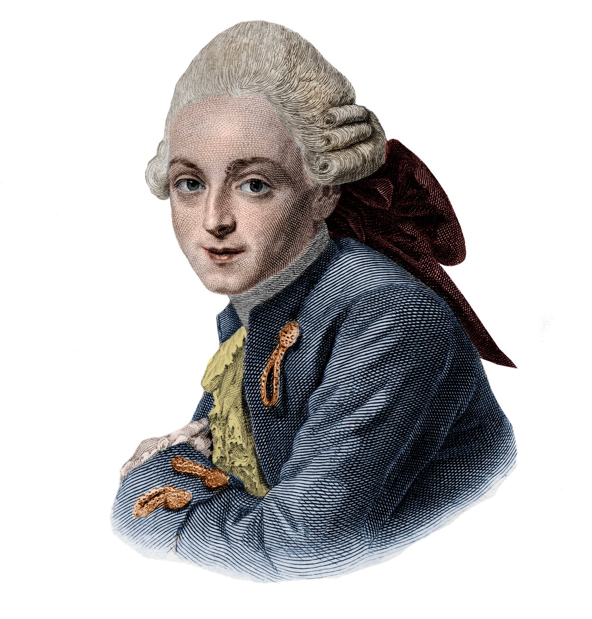 जीन-लुईस आर्कब्रे (1750-1832) फ्रेंच वास्तुकार का चित्र। द्वारा फ्रेंच स्कूल